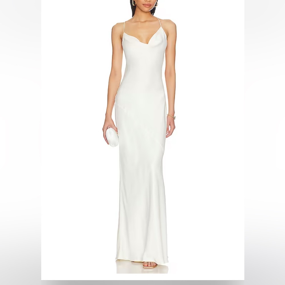 LPA revolve silk Pearl dress NEW